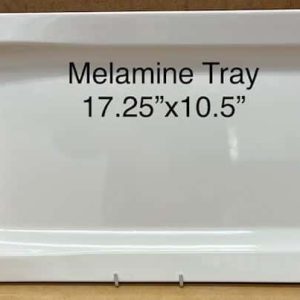Denton Melamine White Canopy / Serving Tray 44cm x 27cm
