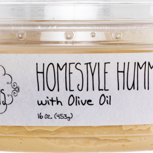 Hummus Homestyle With Olive Oil 16Oz Holy Hummus (D)