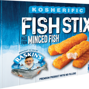 Fish Stix Minced Fam.pk 20Oz Kosherific Raskins