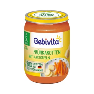 Bebivita Gemüse Frühkarotten mit Kartoffeln, ab dem 5. Monat 190 g