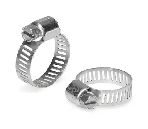 Adjustable Stainless Steel WORM DRIVE GEAR HOSE CLAMP 2 PACK Standard Size for Beer Lines Gas Lines 1/2″-1″ “MEDIUM”