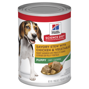 Hill’s Science Diet Puppy Savory Stew Chicken & Vegetables Canned Wet Dog Food 363g