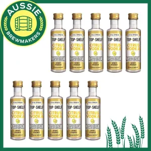Top Shelf – Citrus Vodka pack of 10