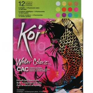 Koi Metallic Watercolour Creative Colours Set