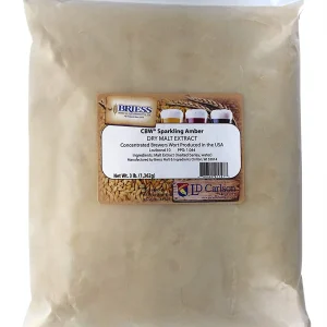 DME 3LB BAG BRIESS SPARKLING AMBER Dry Malt Extract