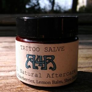 Tattoo Salve with Elderberries and Arnica Oil